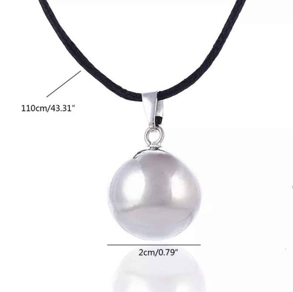 HARMONY BALL NECKLACE. CHIMES MUSIC FOR BABY. OR FOR ANYONE!! - Picture 5 of 6